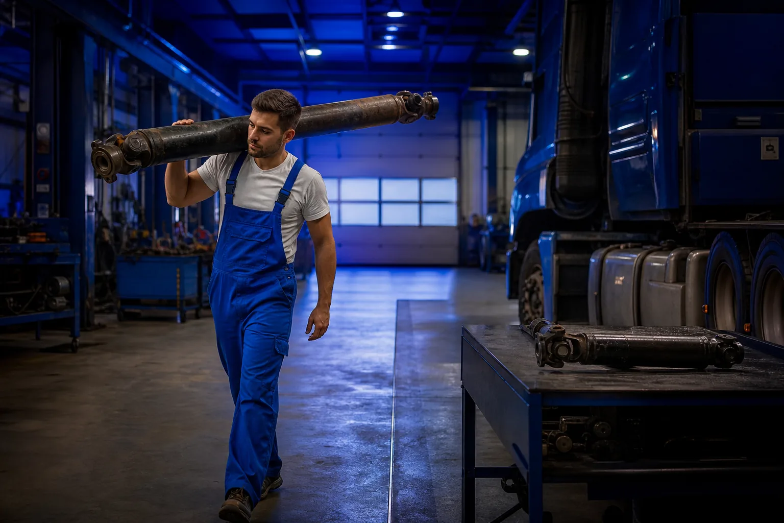 Cardan de camion comparat cu un cardan de autoturism