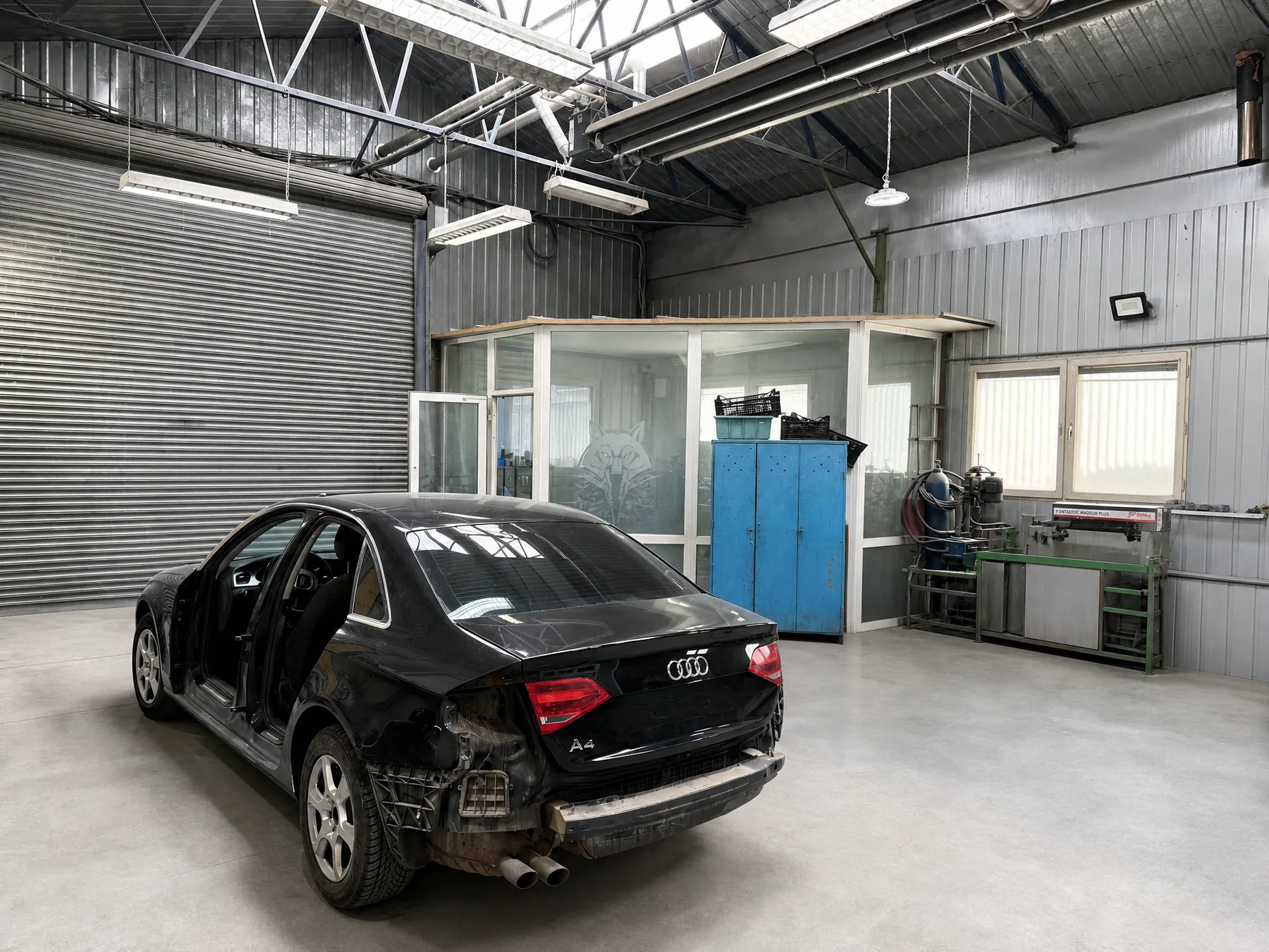 Auto bodywork Cluj — Audi A4 body repair